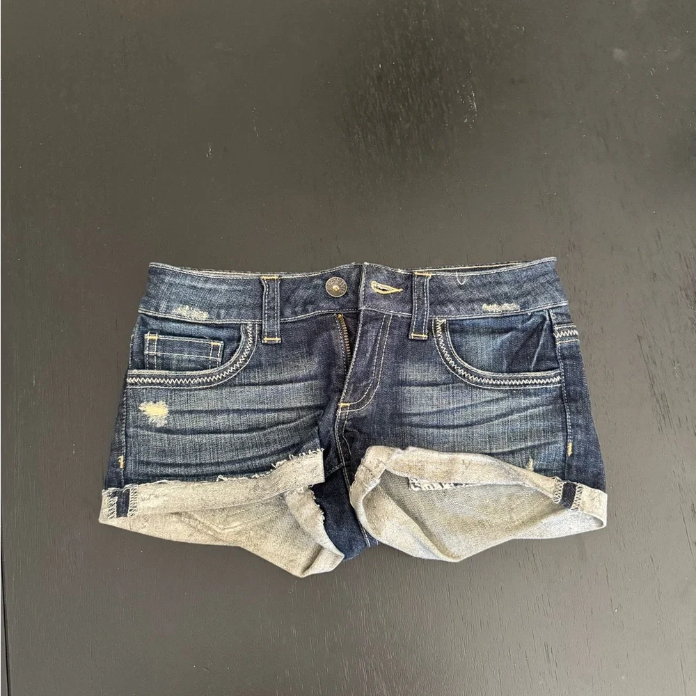 Denim Distressed Women Shorts